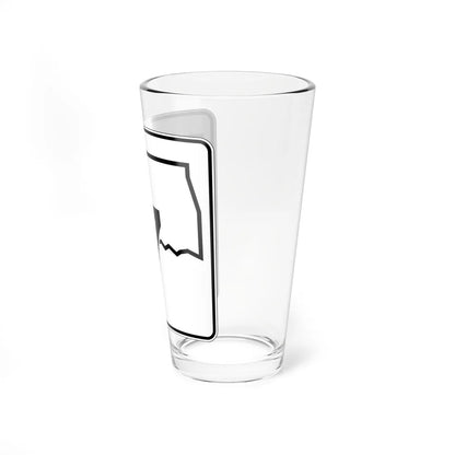 Oklahoma State Highway 7 (Oklahoma) (Road Sign) Pint Glss 16oz - Go Mug Yourself