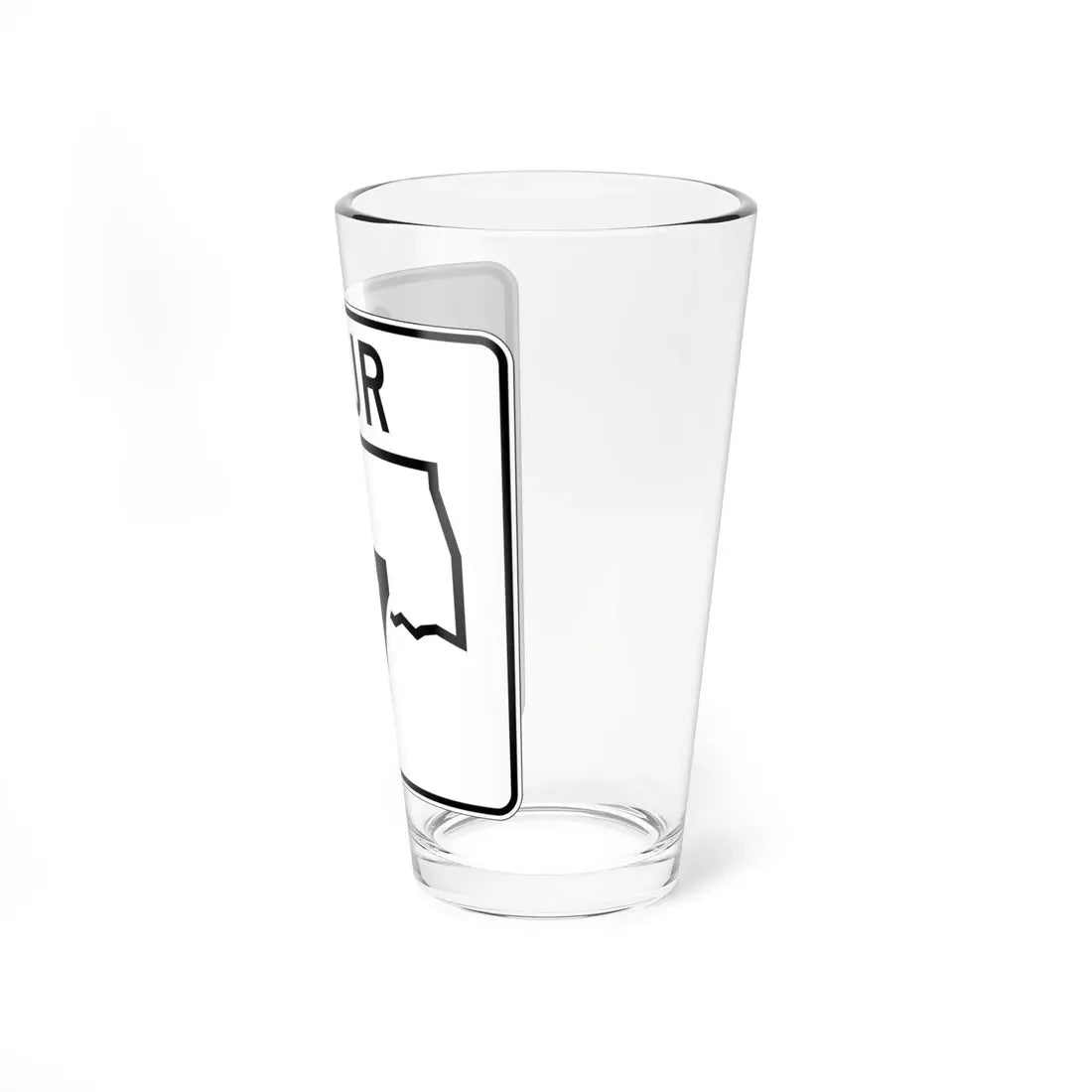 Oklahoma State Highway 7 Spur (Oklahoma) (Road Sign) Pint Glass 16oz - Go Mug Yourself