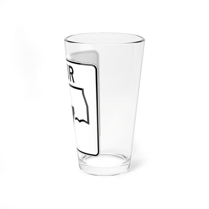 Oklahoma State Highway 7 Spur (Oklahoma) (Road Sign) Pint Glss 16oz - Go Mug Yourself