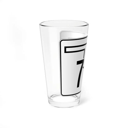 Oklahoma State Highway 70F (Oklahoma) (Road Sign) Pint Glss 16oz - Go Mug Yourself