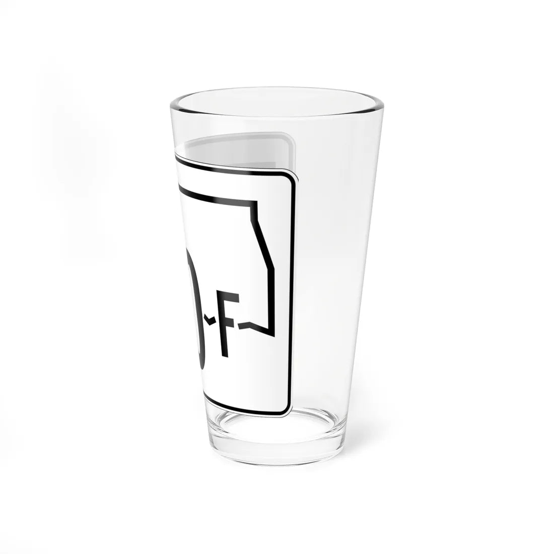 Oklahoma State Highway 70F (Oklahoma) (Road Sign) Pint Glss 16oz - Go Mug Yourself