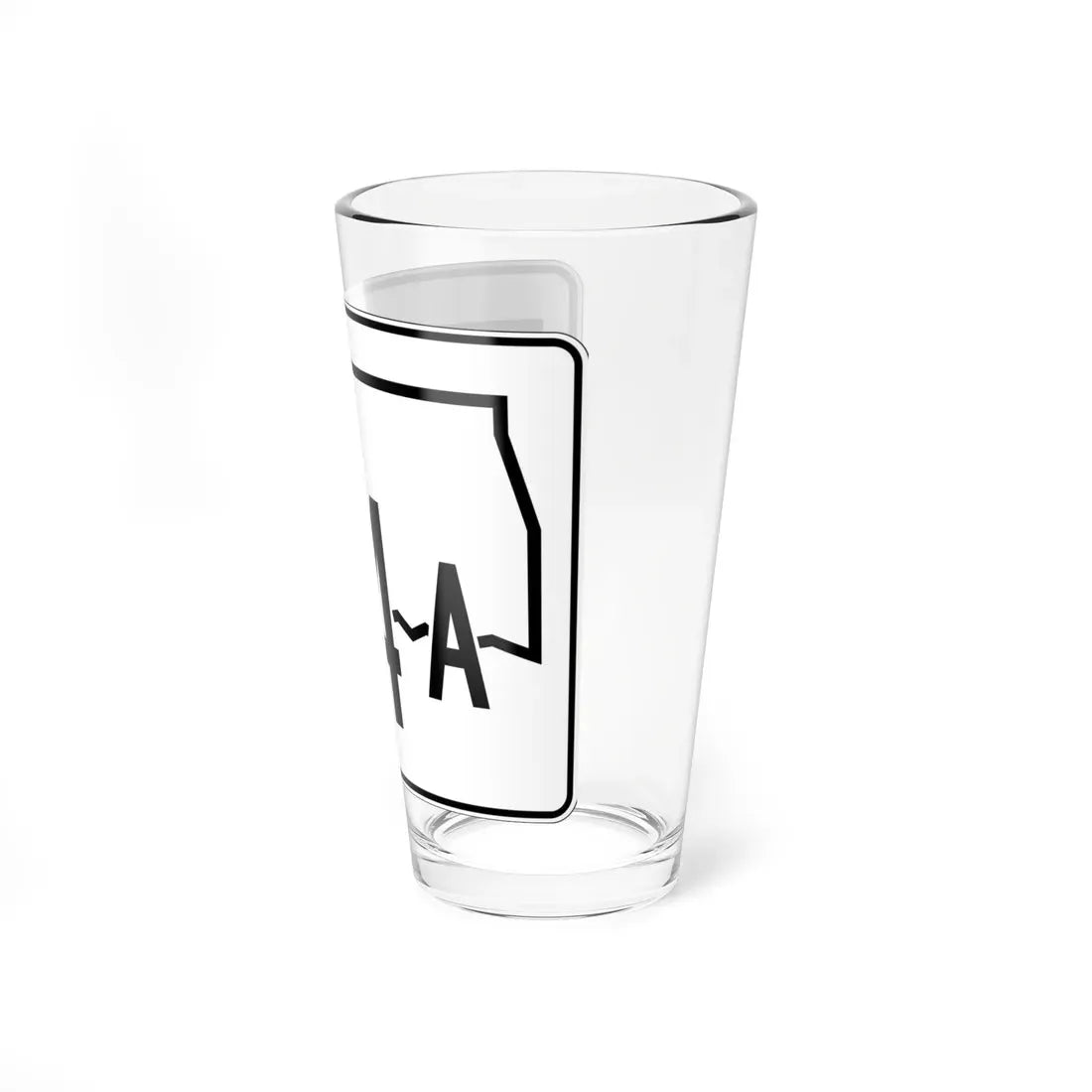 Oklahoma State Highway 74A (Oklahoma) (Road Sign) Pint Glass 16oz - Go Mug Yourself