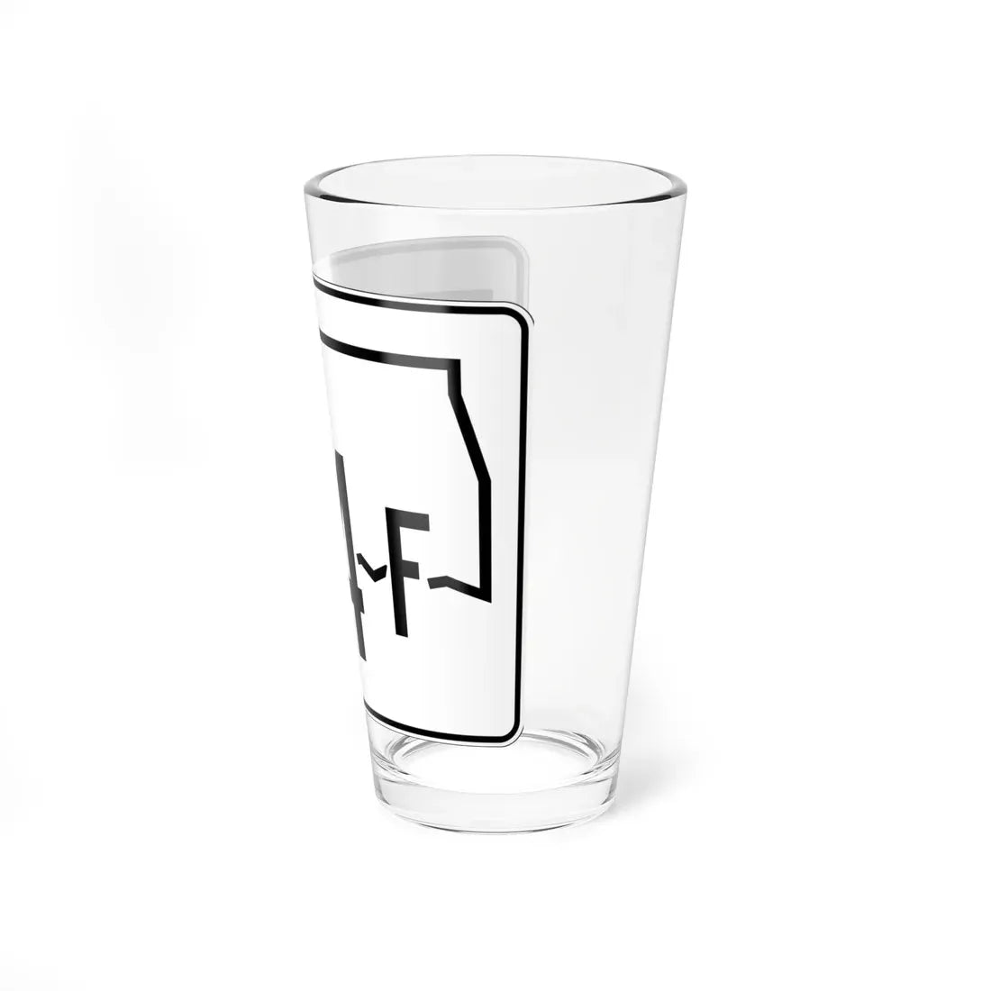 Oklahoma State Highway 74F (Oklahoma) (Road Sign) Pint Glass 16oz - Go Mug Yourself
