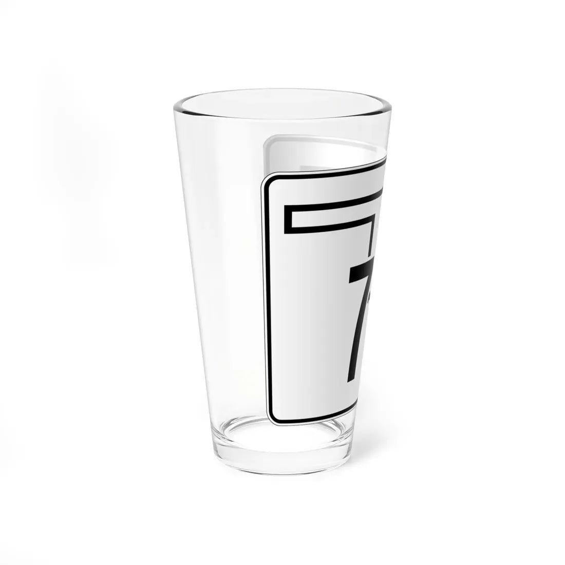 Oklahoma State Highway 77H (Oklahoma) (Road Sign) Pint Glass 16oz - Go Mug Yourself