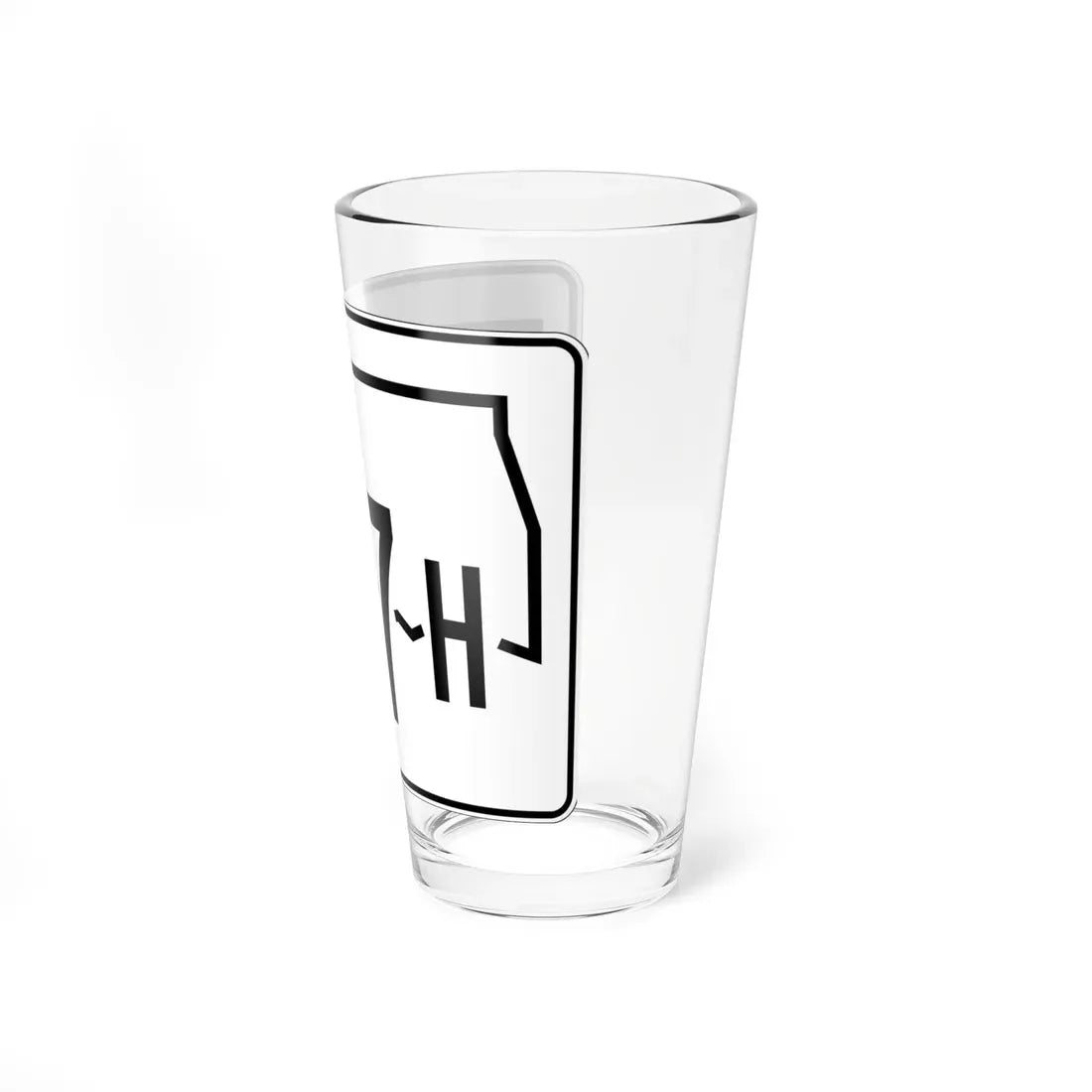 Oklahoma State Highway 77H (Oklahoma) (Road Sign) Pint Glass 16oz - Go Mug Yourself