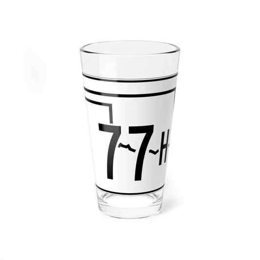 Oklahoma State Highway 77H (Oklahoma) (Road Sign) Pint Glss 16oz 16oz - Go Mug Yourself