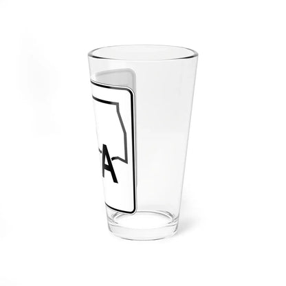 Oklahoma State Highway 7A (Oklahoma) (Road Sign) Pint Glass 16oz - Go Mug Yourself
