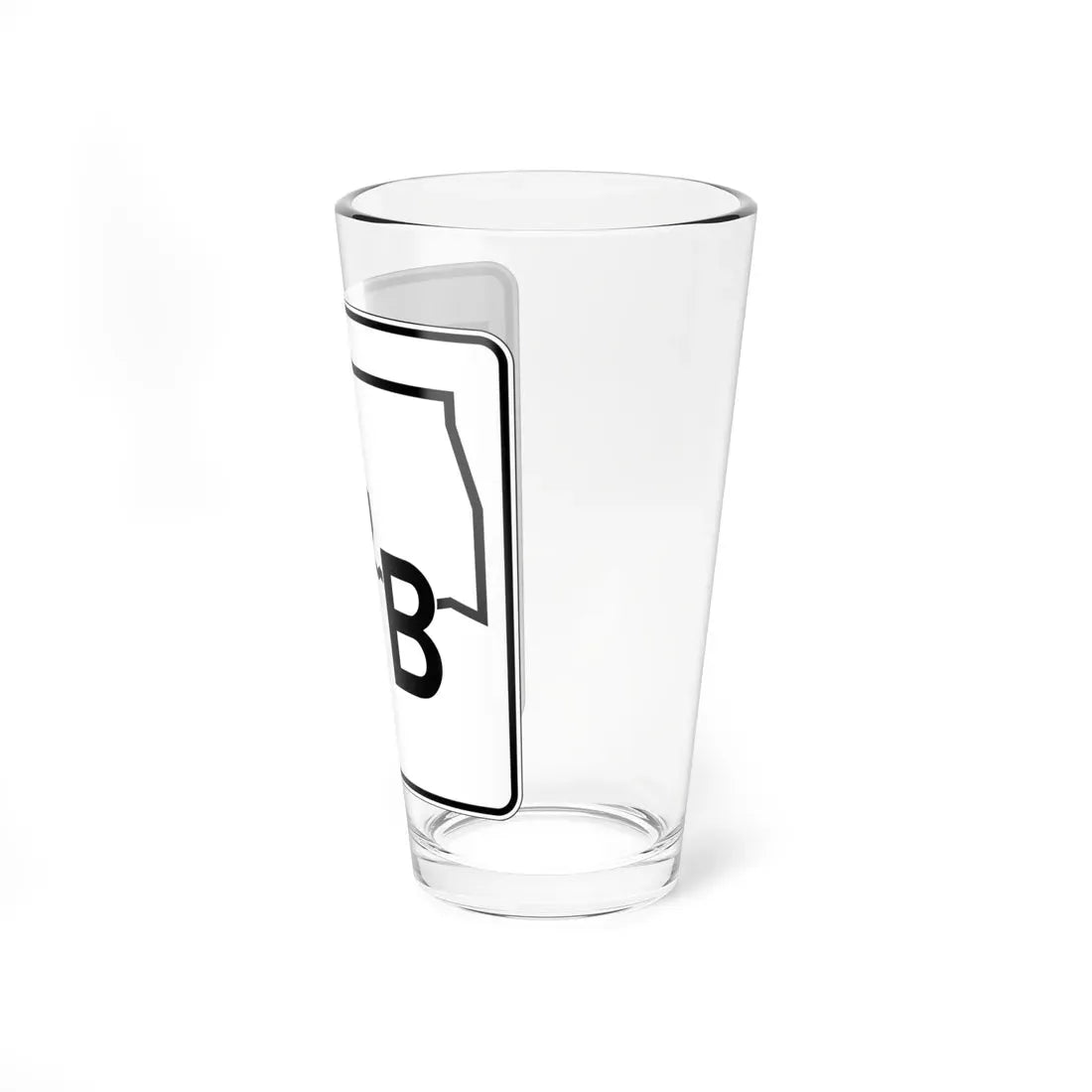 Oklahoma State Highway 7B (Oklahoma) (Road Sign) Pint Glass 16oz - Go Mug Yourself