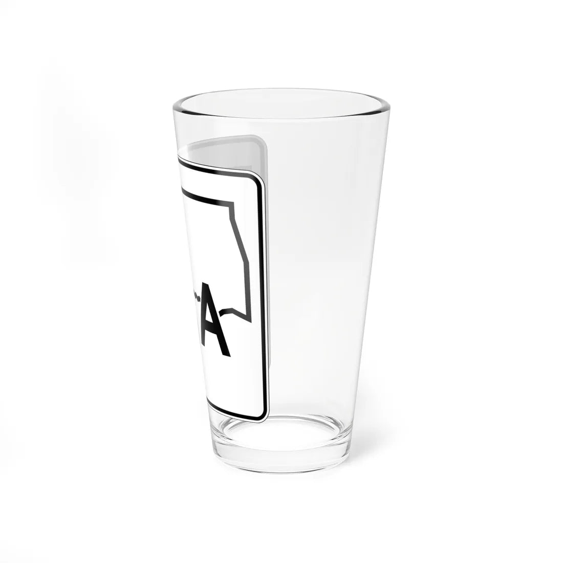 Oklahoma State Highway 8A (Oklahoma) (Road Sign) Pint Glss 16oz - Go Mug Yourself