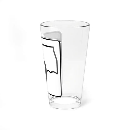 Oklahoma State Highway 9 (Oklahoma) (Road Sign) Pint Glass 16oz - Go Mug Yourself