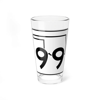 Oklahoma State Highway 99 (Oklahoma) (Road Sign) Pint Glss 16oz 16oz - Go Mug Yourself