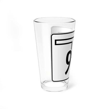 Oklahoma State Highway 99A (Oklahoma) (Road Sign) Pint Glass 16oz - Go Mug Yourself