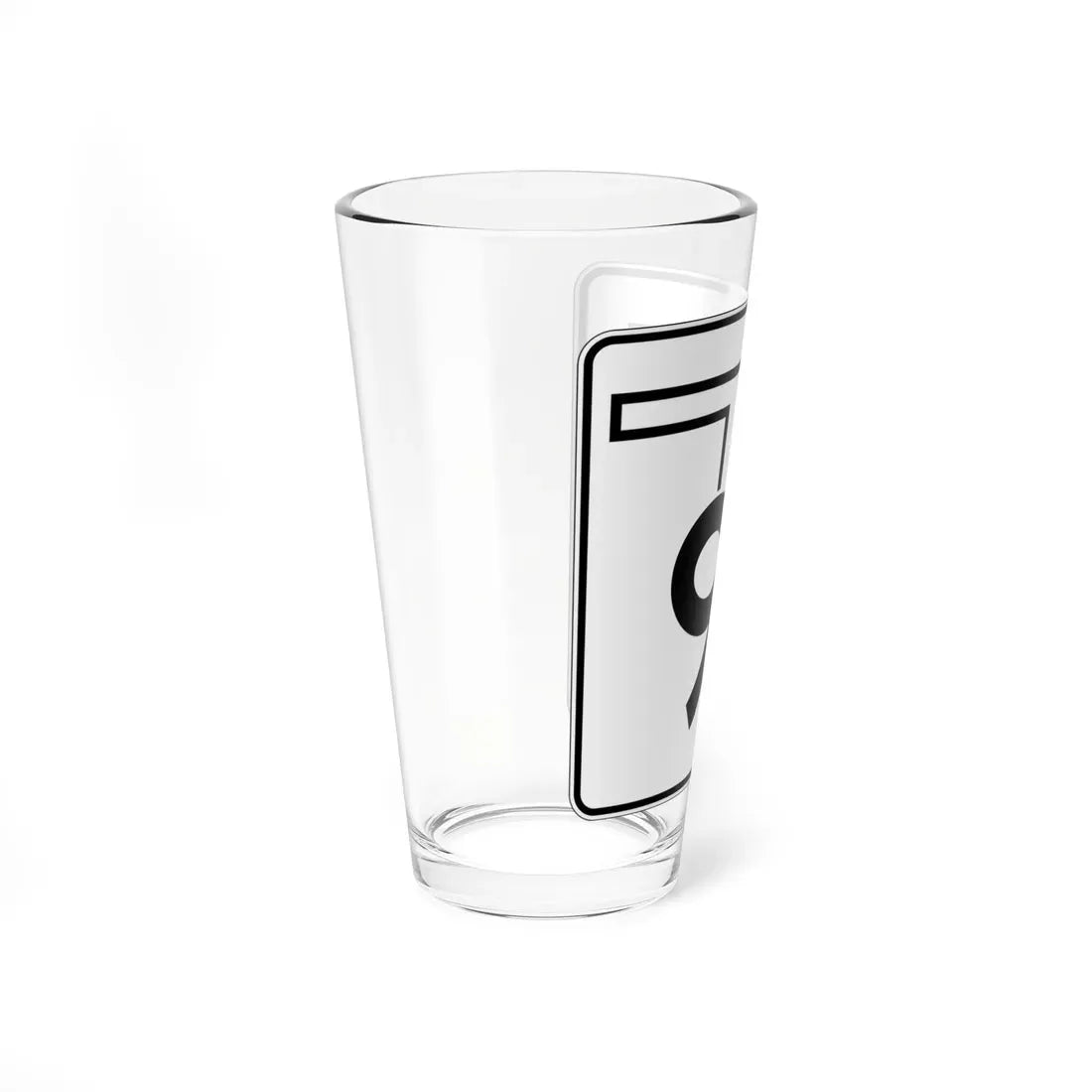Oklahoma State Highway 9A (Oklahoma) (Road Sign) Pint Glass 16oz - Go Mug Yourself