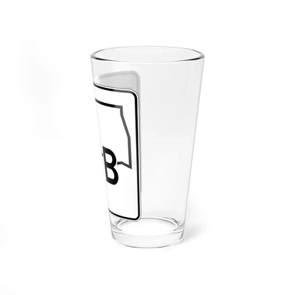 Oklahoma State Highway 9B (Oklahoma) (Road Sign) Pint Glass 16oz - Go Mug Yourself