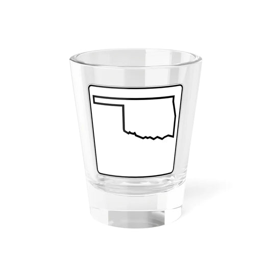 Oklahoma State Highway blank (Oklahoma) (Road Sign) Shot Glass 1.5oz 1.5oz - Go Mug Yourself