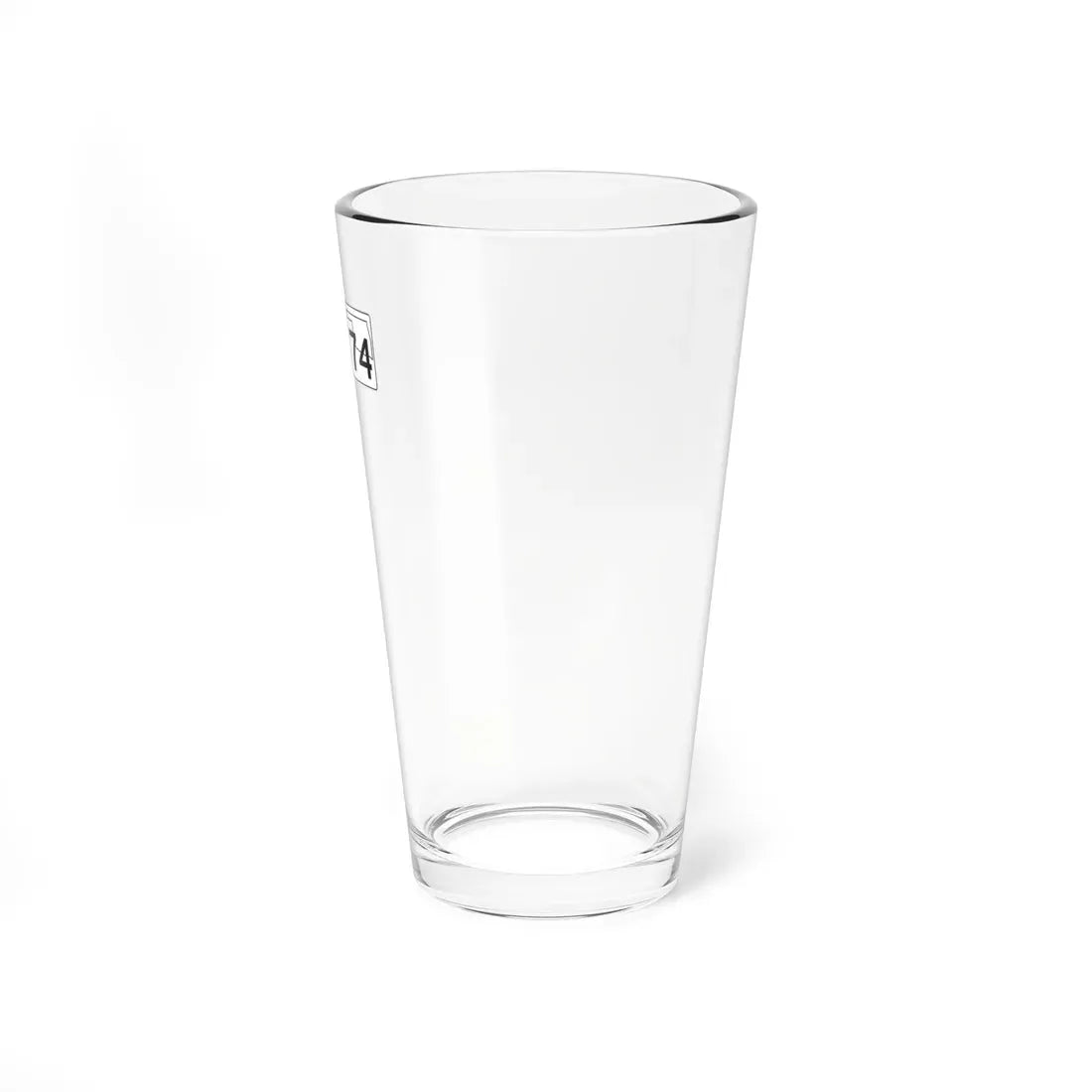 Oklahoma State Highway template (Oklahoma) (Road Sign) Pint Glass 16oz 16oz - Go Mug Yourself