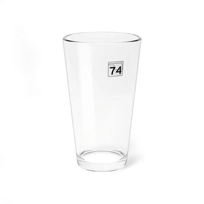 Oklahoma State Highway template (Oklahoma) (Road Sign) Pint Glass 16oz - Go Mug Yourself