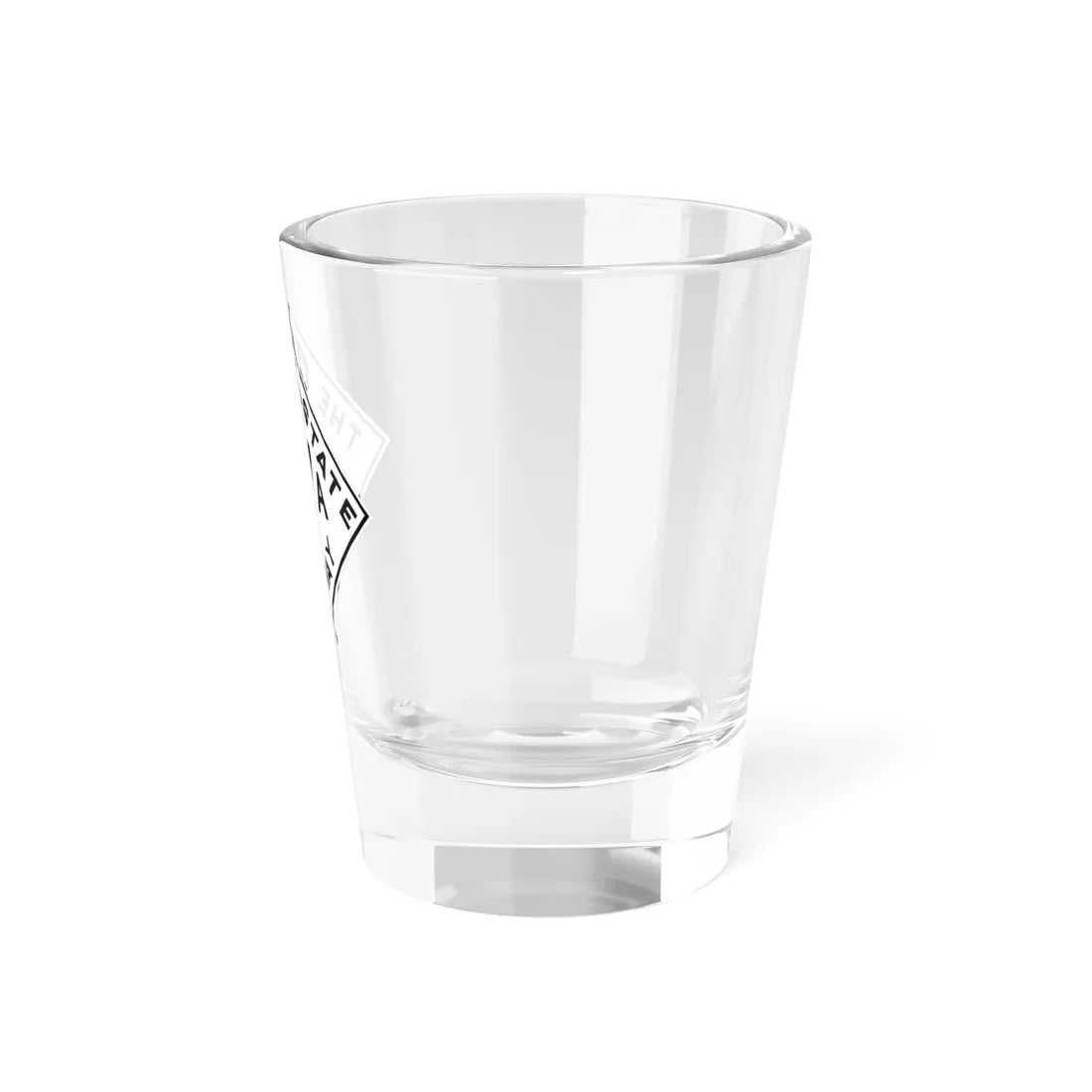 Oklahoma template 1948 spur (Oklahoma) (Road Sign) Shot Glass 1.5oz - Go Mug Yourself
