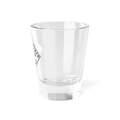 Oklahoma template 1948 spur (Oklahoma) (Road Sign) Shot Glass 1.5oz - Go Mug Yourself