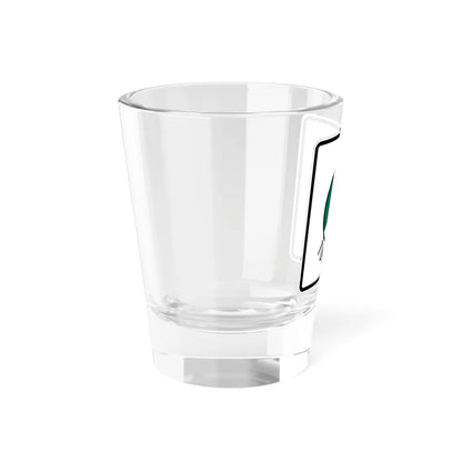 Oklahoma Turnpike template (Oklahoma) (Road Sign) Shot Glass 1.5oz - Go Mug Yourself