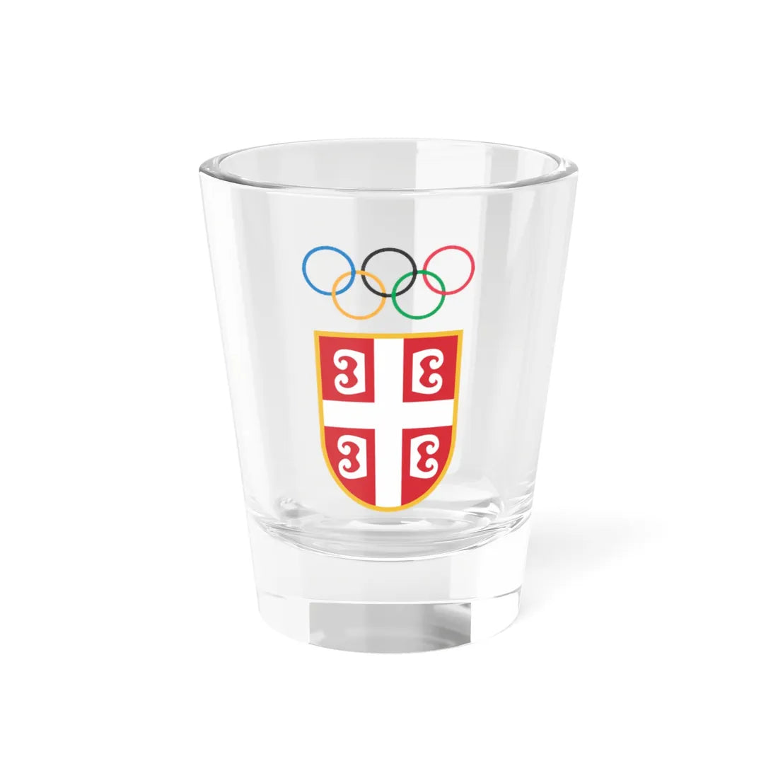 OKS (Serbia) (Coat of Arms) Shot Glass 1.5oz 1.5oz - Go Mug Yourself