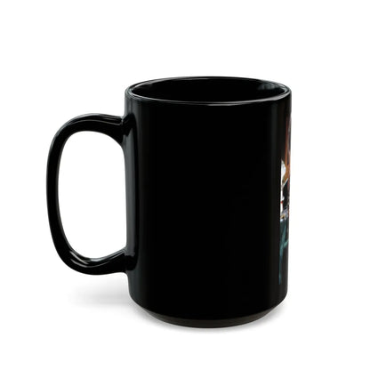 Ola Ray #03 (Vintage Female Icon) Black Coffee Mug-Go Mug Yourself