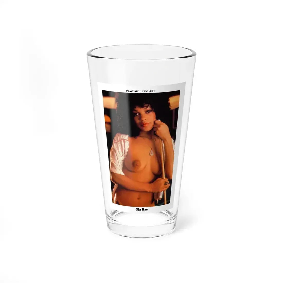 Ola Ray #100 (Vintage Female Icon) Pint Glass 16oz 16oz - Go Mug Yourself