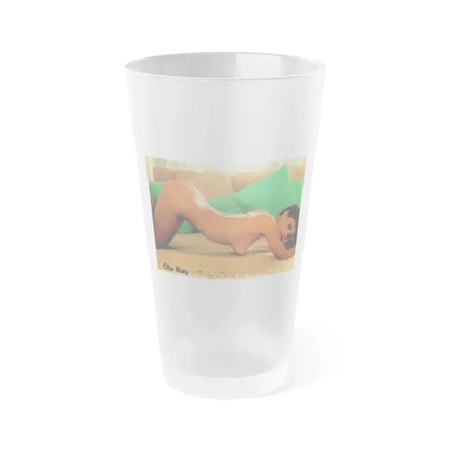 Ola Ray #101 (Vintage Female Icon) Frosted Pint Glass 16oz 16oz Frosted - Go Mug Yourself