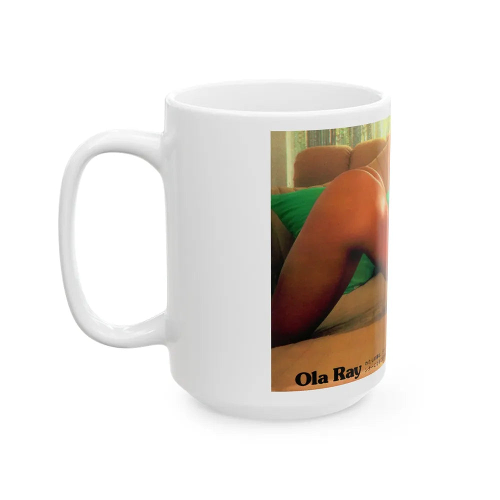 Ola Ray #101 (Vintage Female Icon) White Coffee Mug-Go Mug Yourself