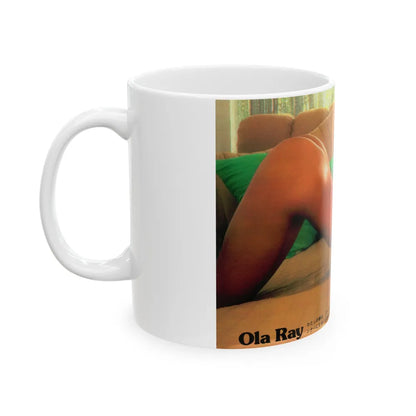 Ola Ray #101 (Vintage Female Icon) White Coffee Mug-Go Mug Yourself