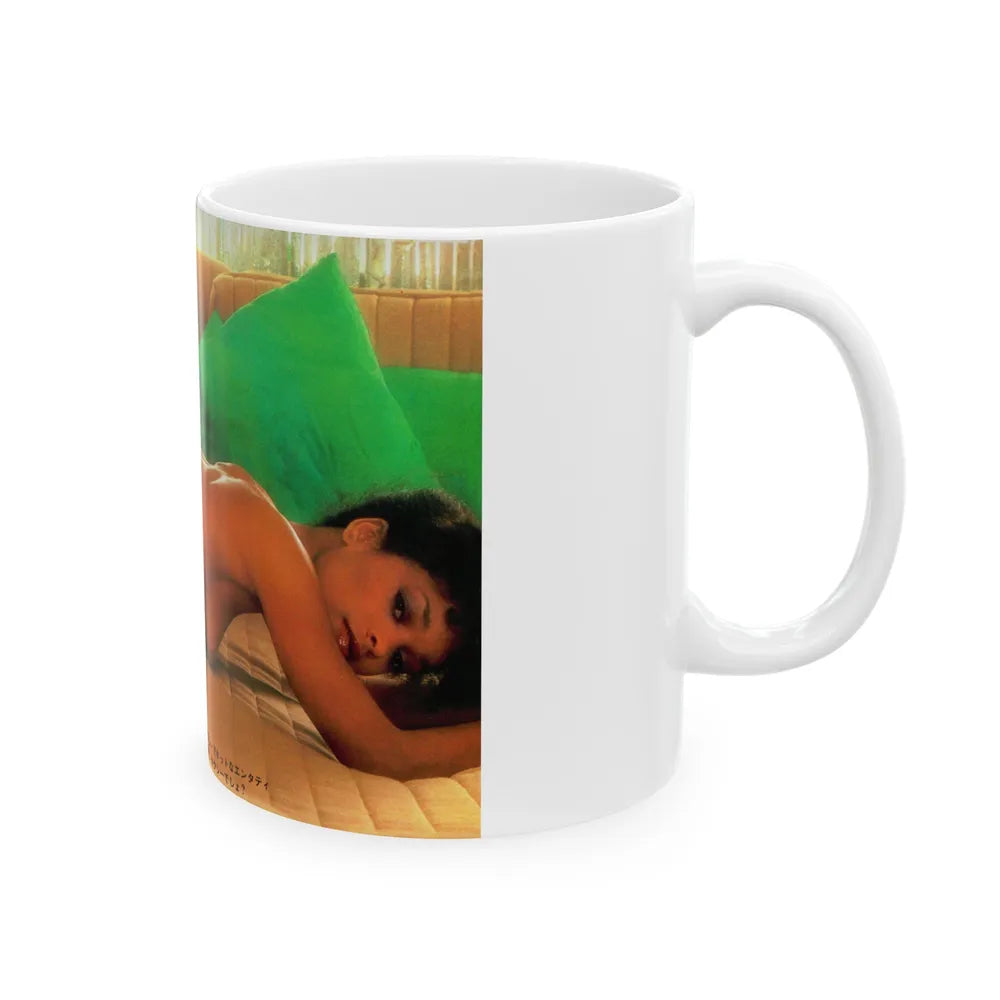 Ola Ray #101 (Vintage Female Icon) White Coffee Mug-Go Mug Yourself