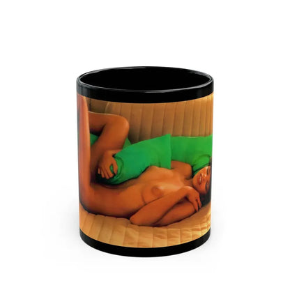 Ola Ray #102 (Vintage Female Icon) Black Coffee Mug 11oz - Go Mug Yourself