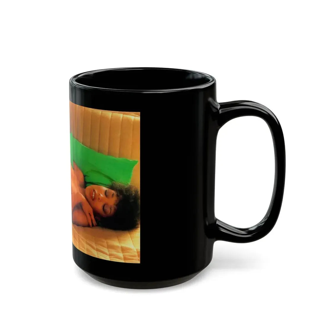 Ola Ray #102 (Vintage Female Icon) Black Coffee Mug - Go Mug Yourself