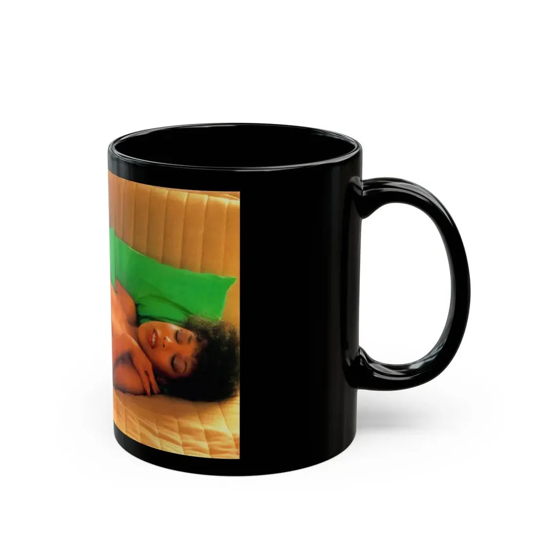Ola Ray #102 (Vintage Female Icon) Black Coffee Mug - Go Mug Yourself