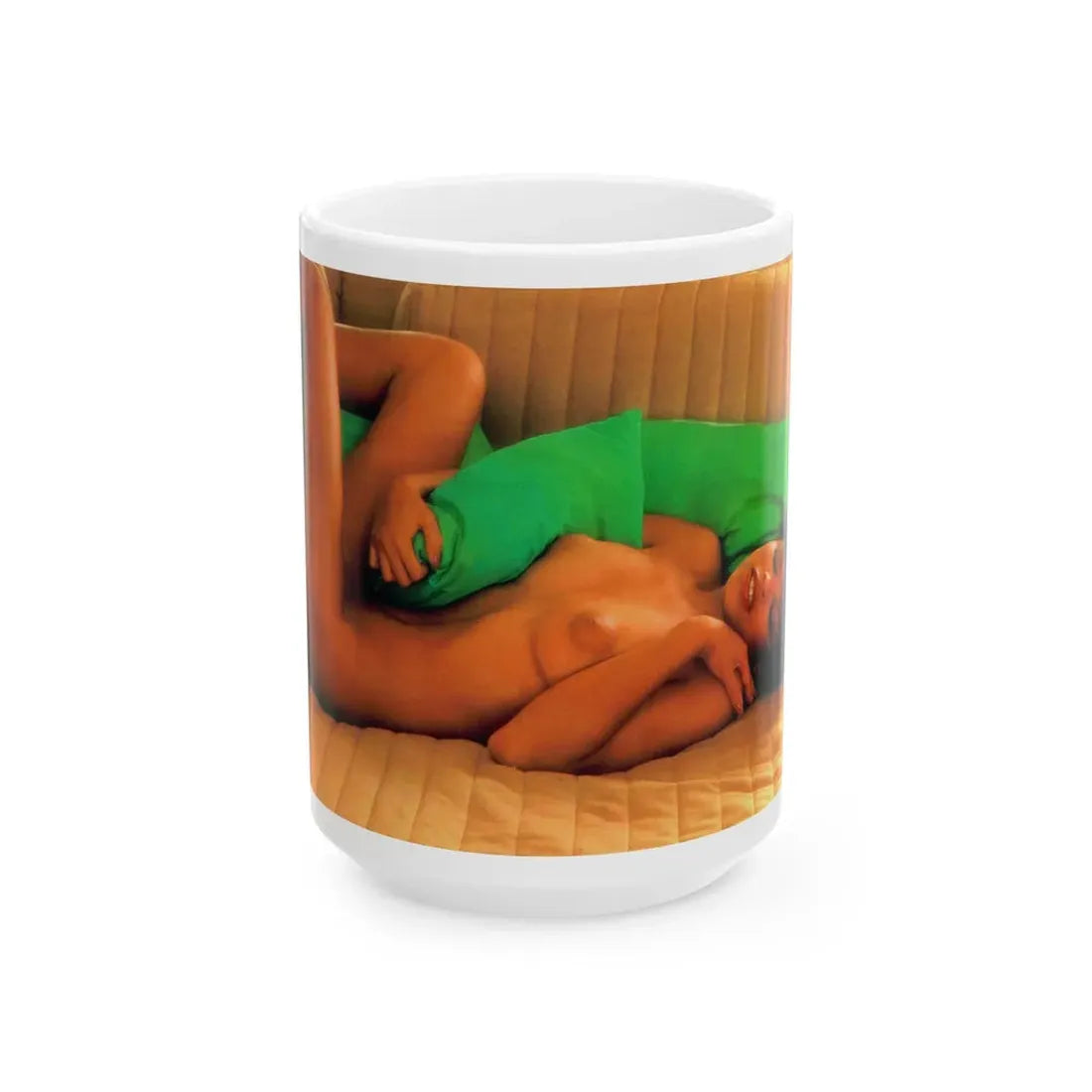 Ola Ray #102 (Vintage Female Icon) White Coffee Mug 15oz - Go Mug Yourself