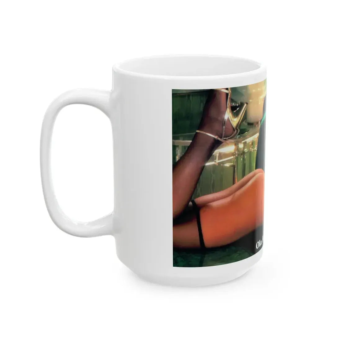 Ola Ray #103 (Vintage Female Icon) White Coffee Mug - Go Mug Yourself