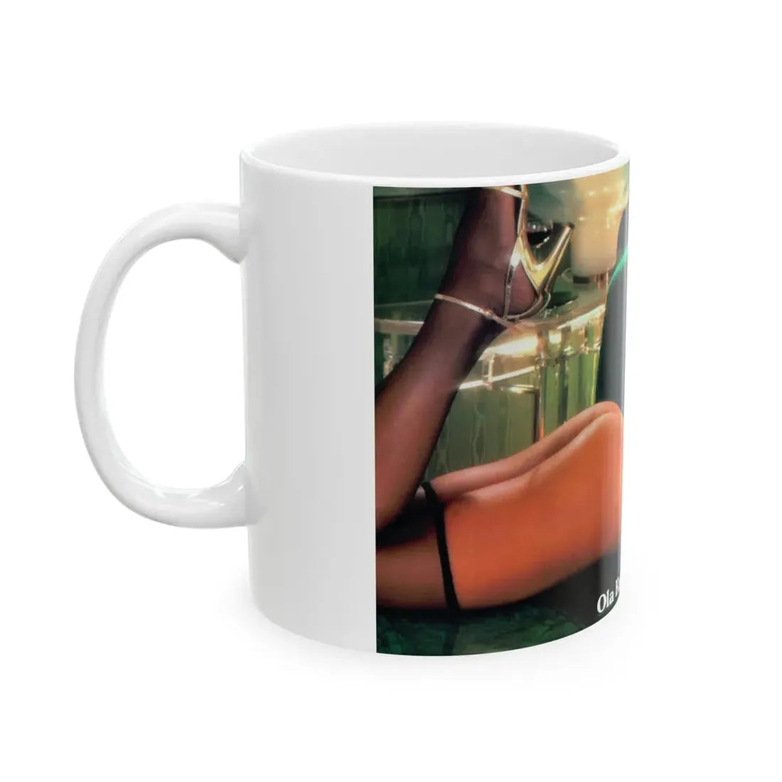 Ola Ray #103 (Vintage Female Icon) White Coffee Mug - Go Mug Yourself