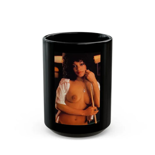 Ola Ray #104 (Vintage Female Icon) Black Coffee Mug 15oz - Go Mug Yourself