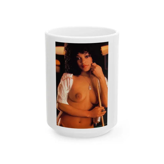 Ola Ray #104 (Vintage Female Icon) White Coffee Mug 15oz - Go Mug Yourself