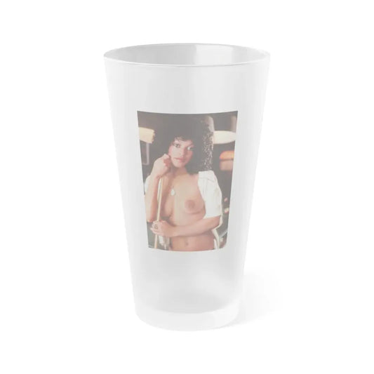 Ola Ray #1041 (Vintage Female Icon) Frosted Pint Glass 16oz 16oz Frosted - Go Mug Yourself