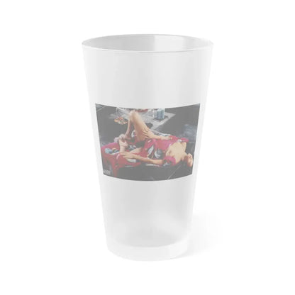Ola Ray #107 (Vintage Female Icon) Frosted Pint Glass 16oz 16oz Frosted - Go Mug Yourself