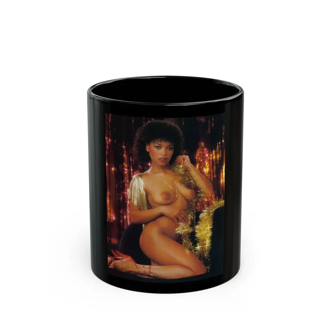 Ola Ray #108 (Vintage Female Icon) Black Coffee Mug 11oz - Go Mug Yourself