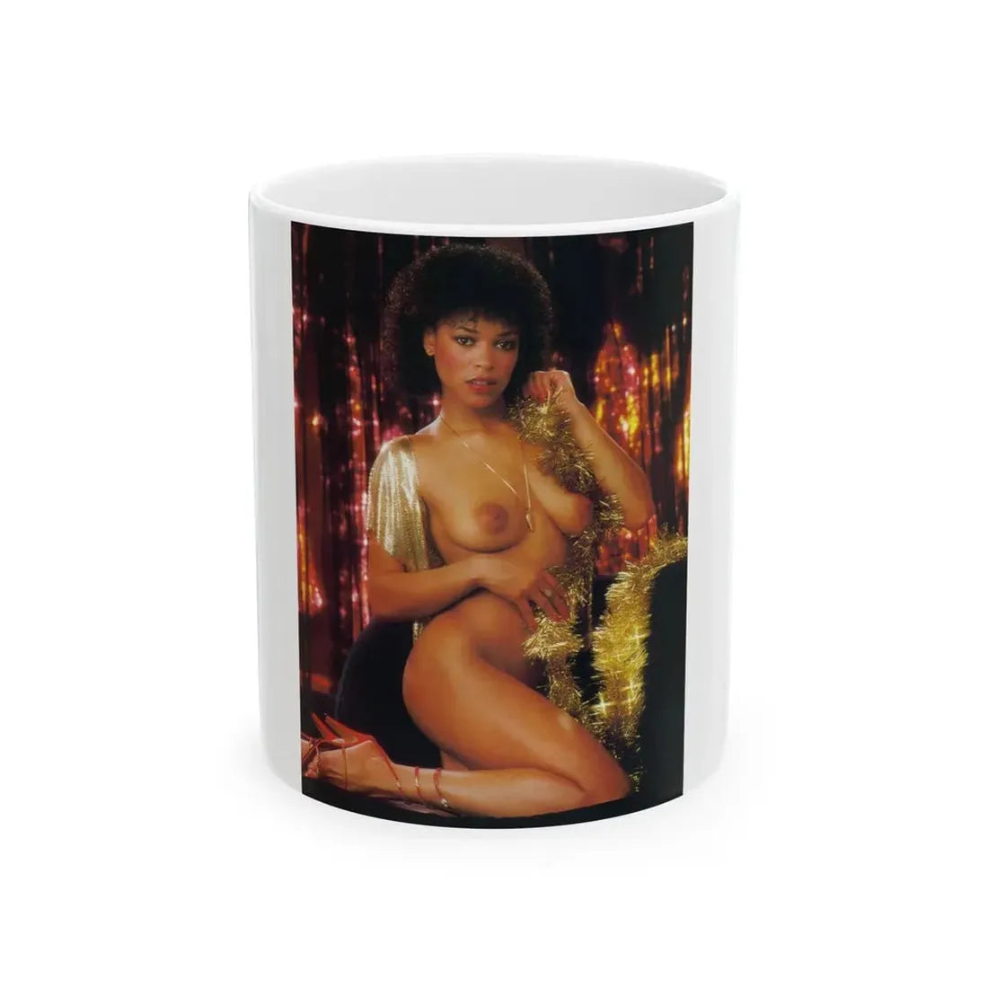 Ola Ray #108 (Vintage Female Icon) White Coffee Mug 11oz - Go Mug Yourself