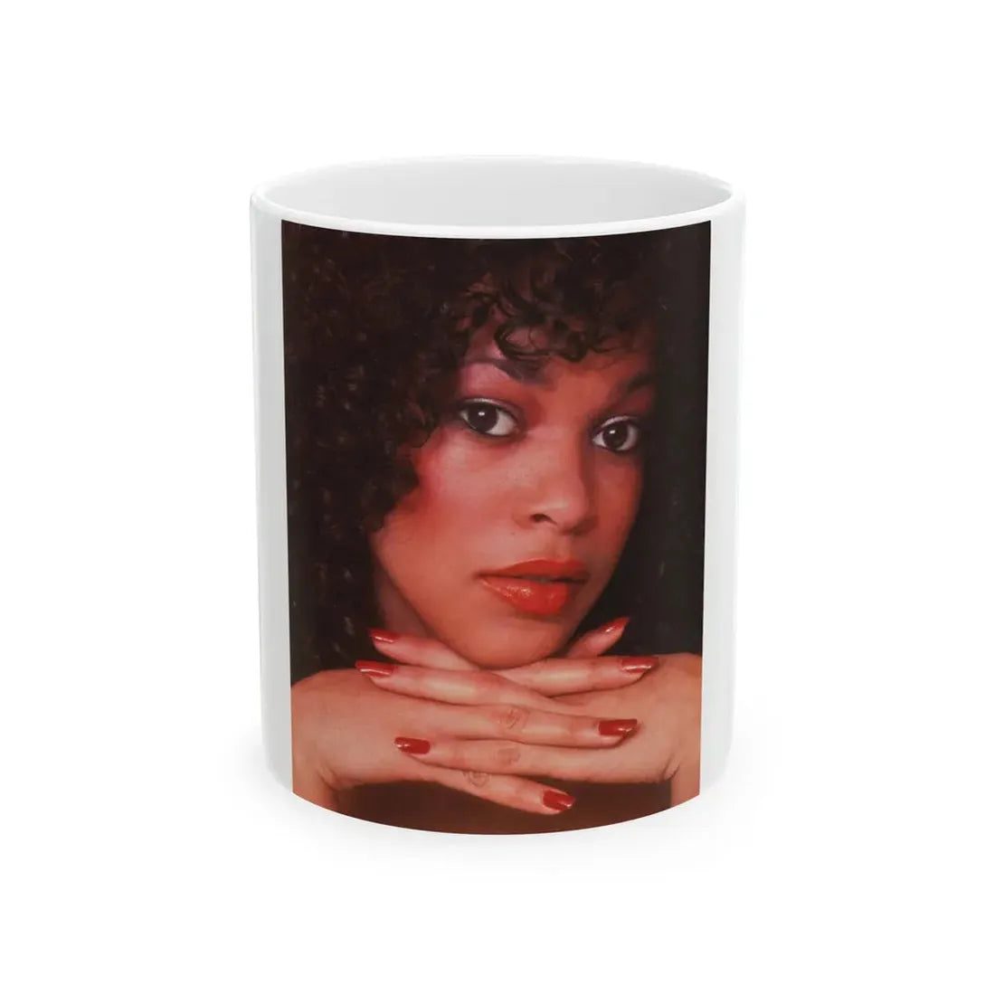 Ola Ray #109 (Vintage Female Icon) White Coffee Mug 11oz - Go Mug Yourself