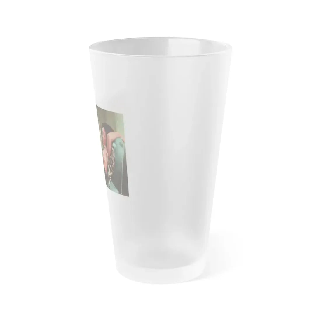 Ola Ray #110 (Vintage Female Icon) Frosted Pint Glass 16oz - Go Mug Yourself