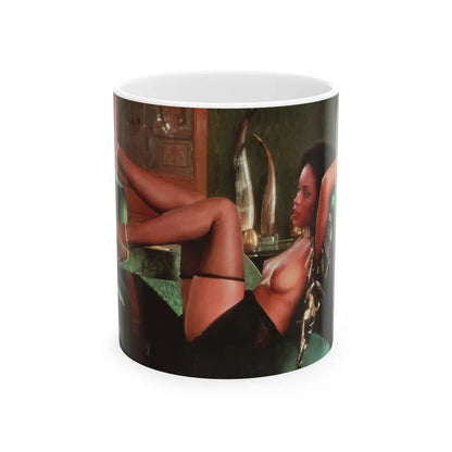 Ola Ray #110 (Vintage Female Icon) White Coffee Mug 11oz - Go Mug Yourself