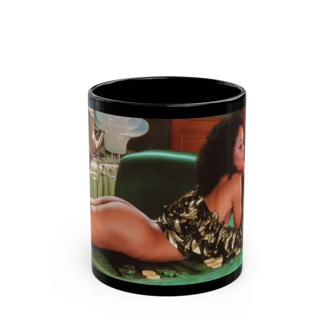Ola Ray #111 (Vintage Female Icon) Black Coffee Mug 11oz - Go Mug Yourself