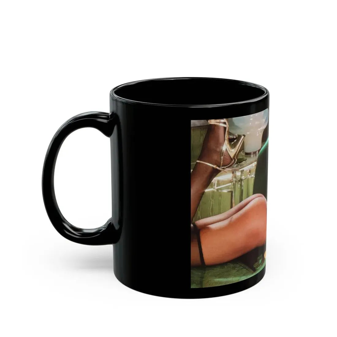 Ola Ray #111 (Vintage Female Icon) Black Coffee Mug - Go Mug Yourself