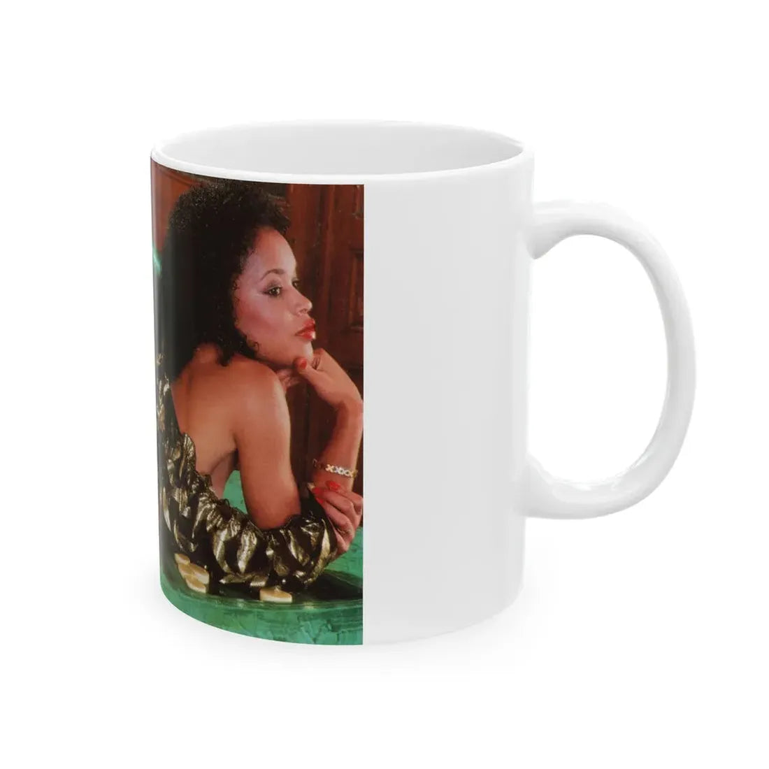 Ola Ray #111 (Vintage Female Icon) White Coffee Mug - Go Mug Yourself