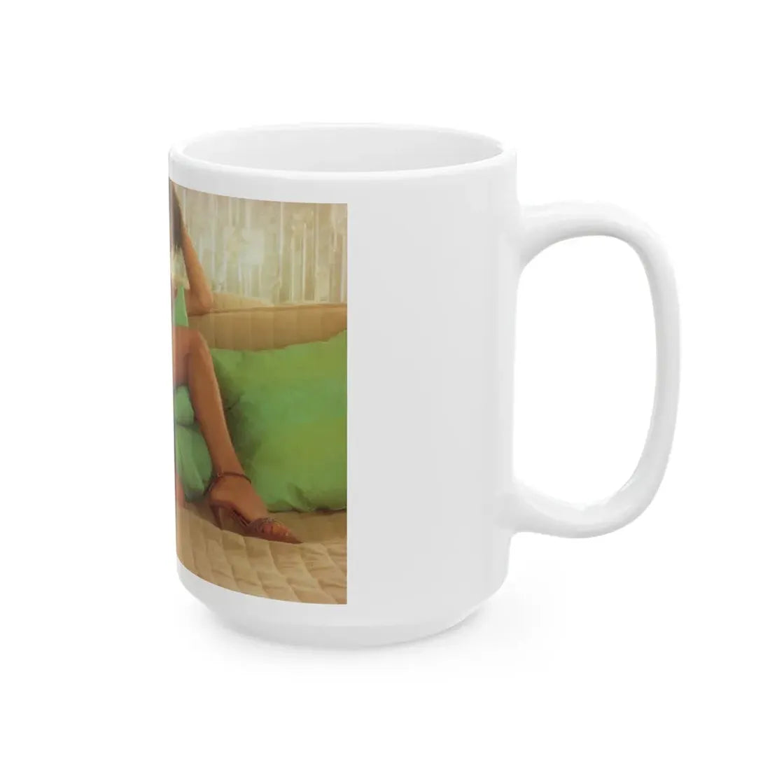 Ola Ray #112 (Vintage Female Icon) White Coffee Mug - Go Mug Yourself